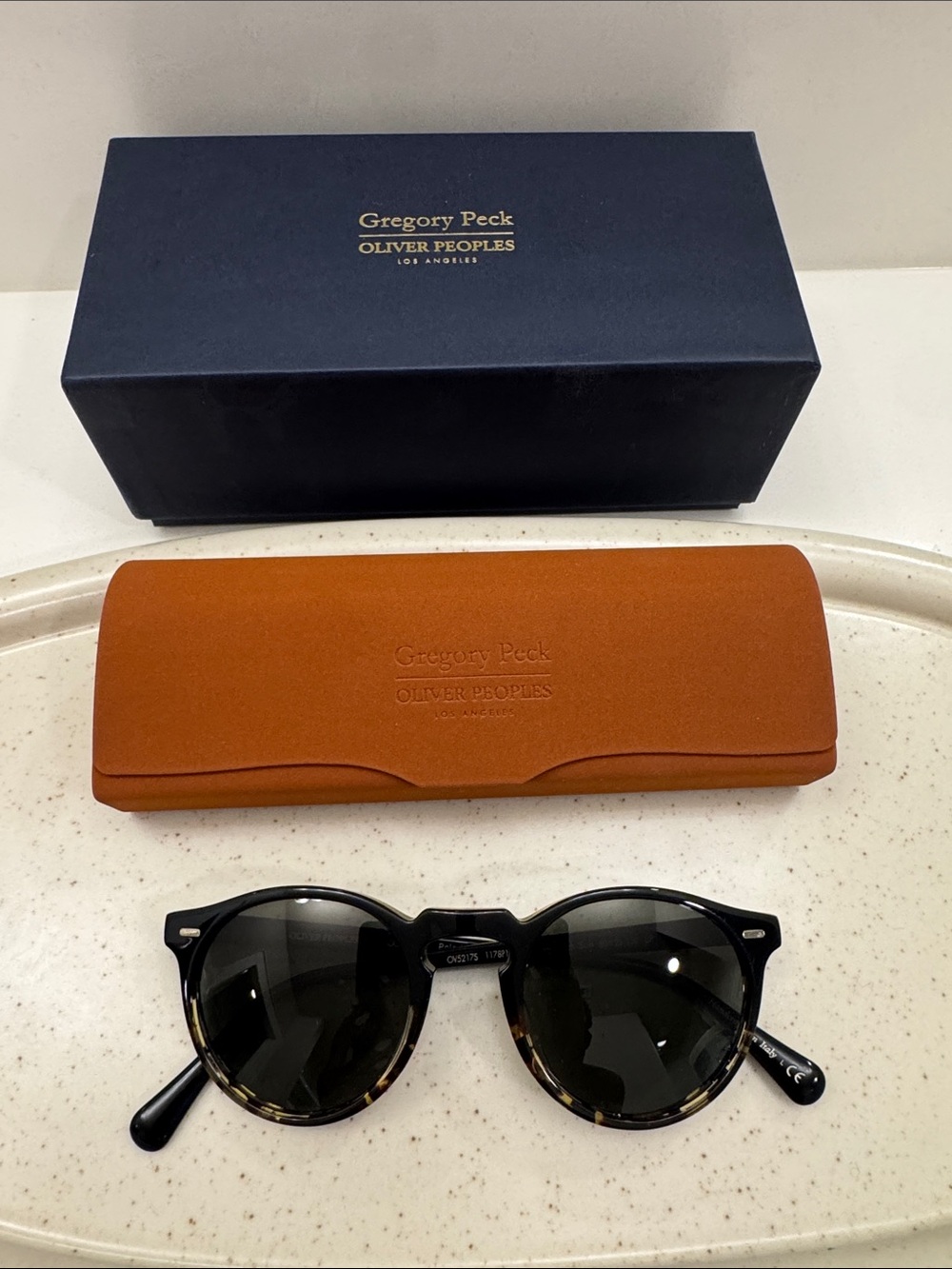 Gregory Peck Black/Tortoiseshell Sunglasses